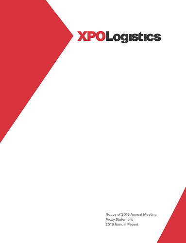 XPO Logistics, Inc. 2015 Annual Report