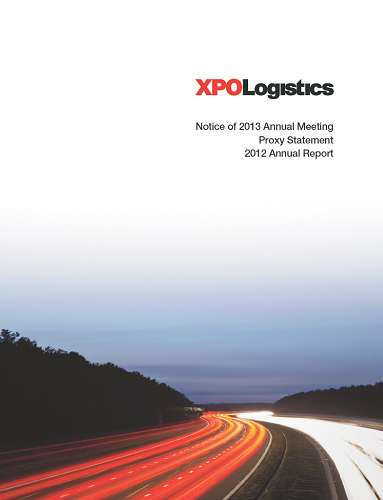 XPO Logistics, Inc. 2012 Annual Report